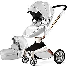 Poussette en cuir pour bébé Hot Mom 360°