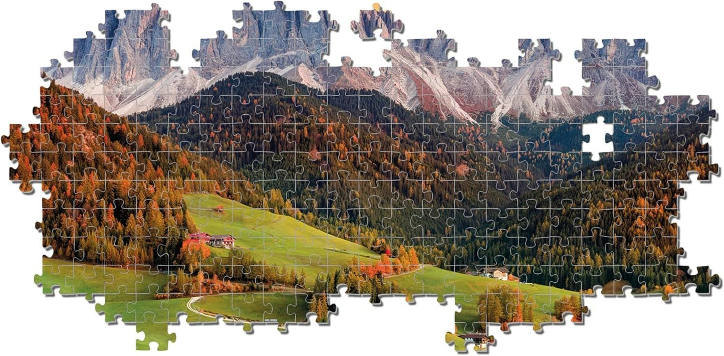 Puzzle 2000 pièces : Al Di Funes, Alpes Italiennes – Clementoni