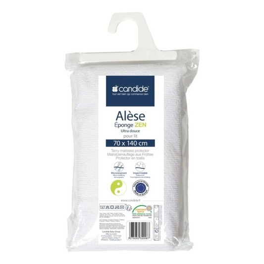 Alèse Éponge Zen (70x140 cm / Blanc) - Candide