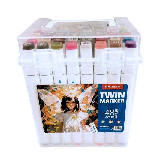 Coffret 48 Feutres Double Pointe – Twin Marker