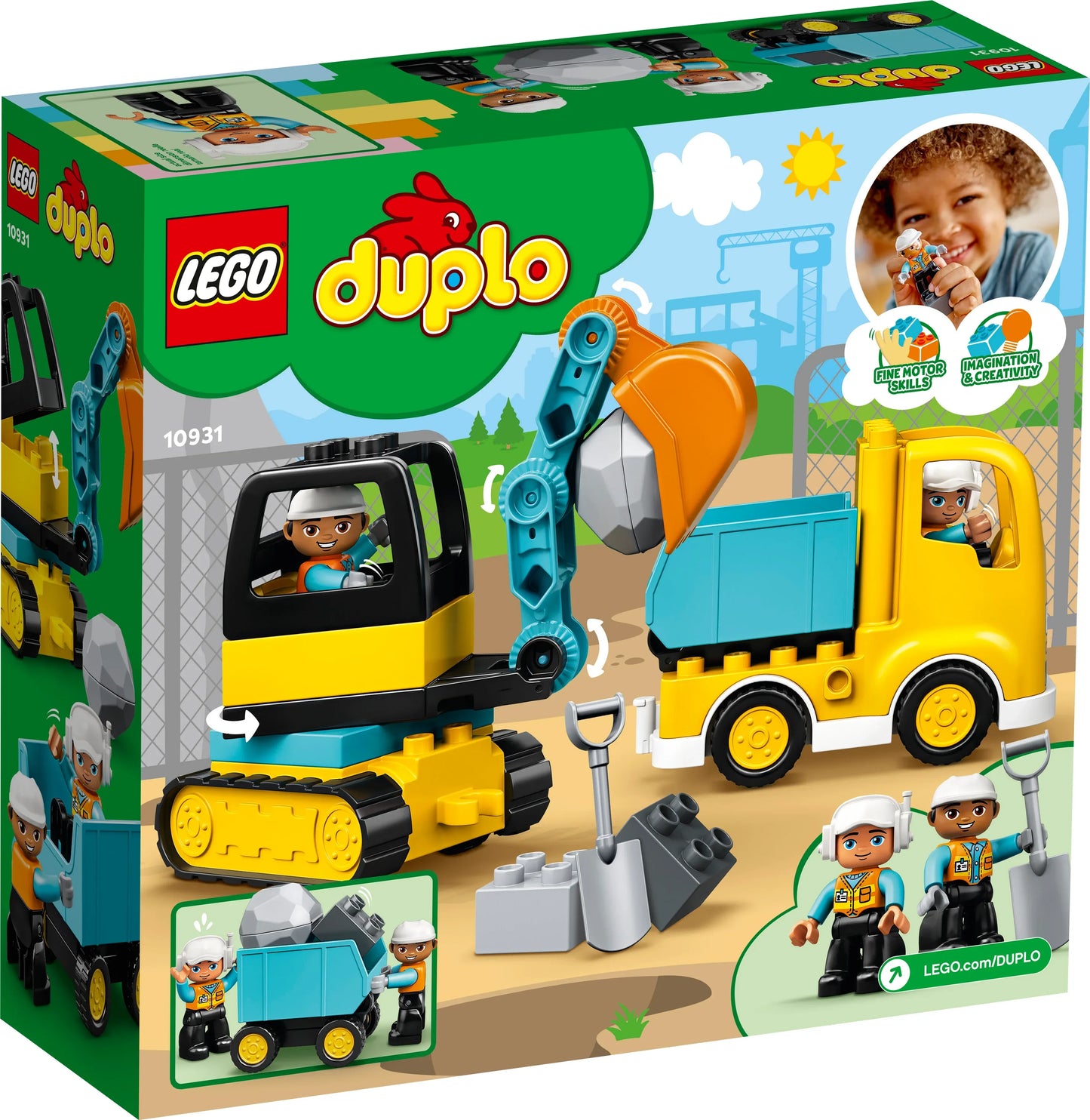 LEGO® DUPLO® – Le camion et la pelleteuse