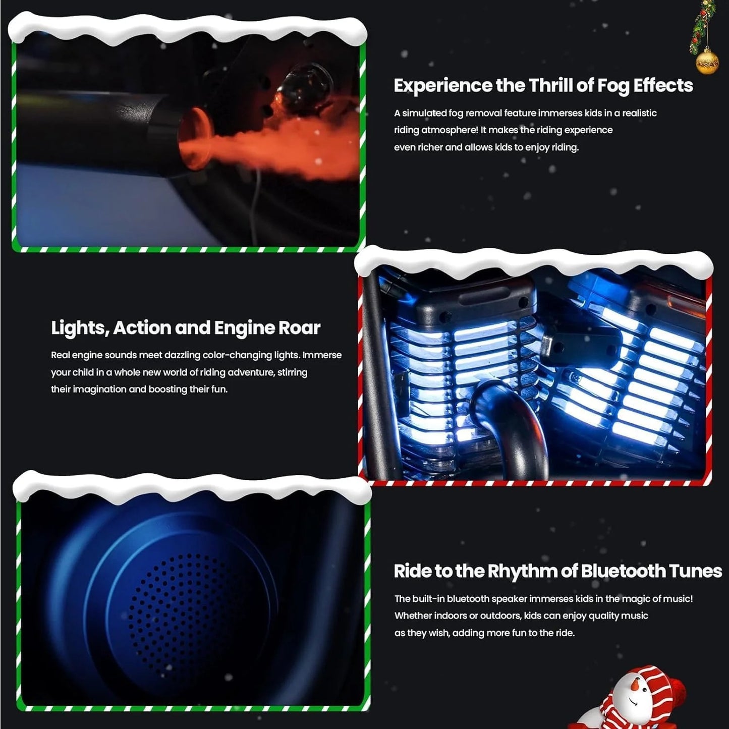 Moto Électrique Chopper pour Enfants 24V