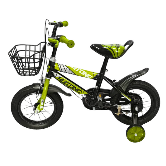 Vélo Enfant Vert 12" et 16" - De 2 à 7 Ans
