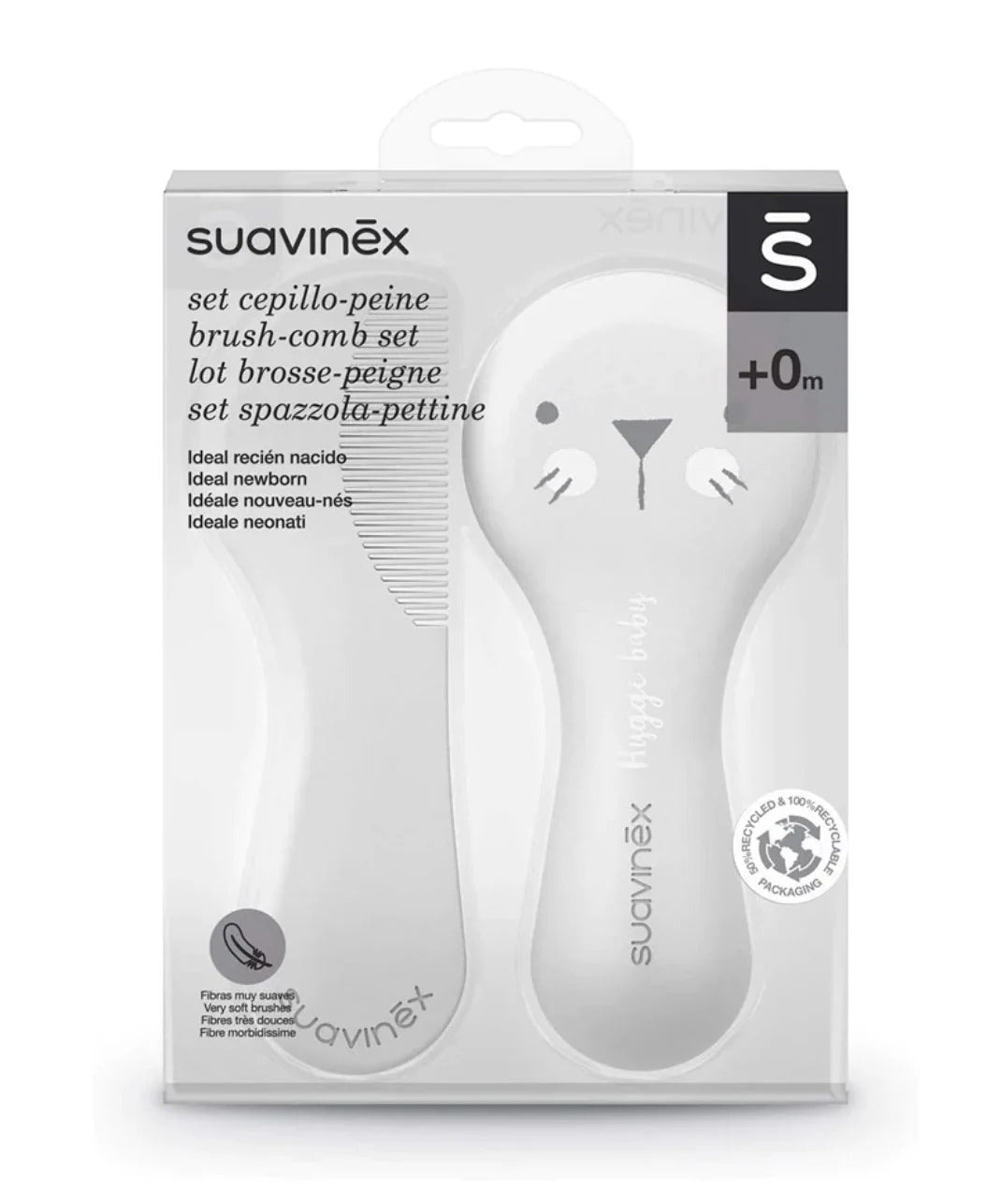 Suavinex – Set Brosse et Peigne pour Bébé