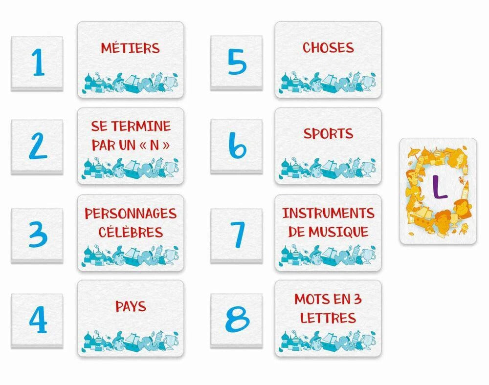 Le Petit Bac : Jeu de société - Clementoni