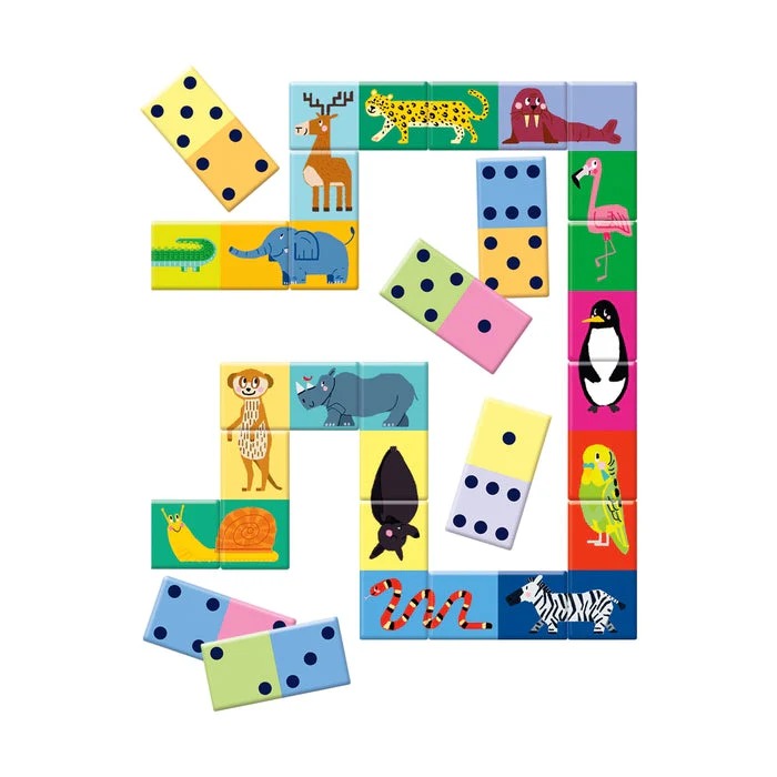Dominos Chiffres et Animaux – CLEMENTONI