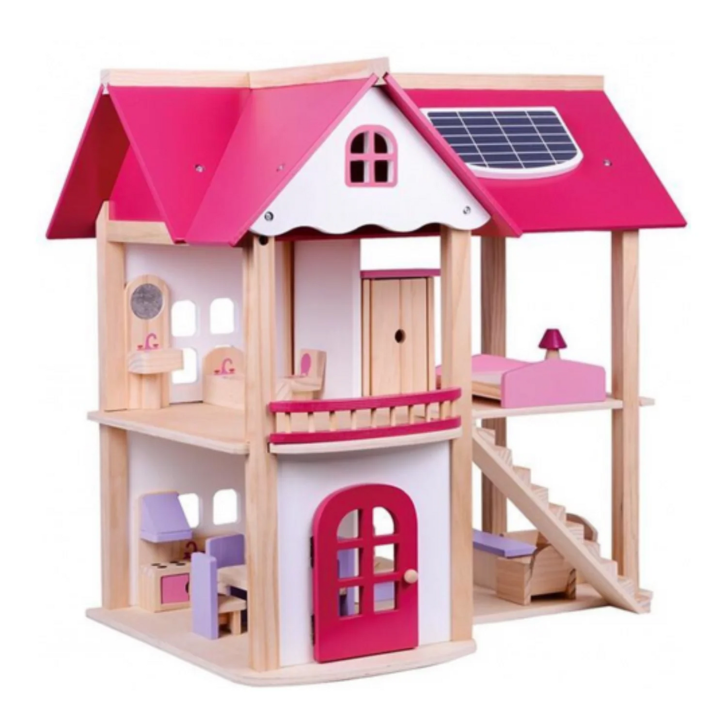 Maison Rose en Bois