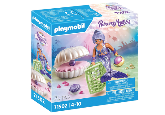 PLAYMOBIL – Sirène avec Coquillage et Perle