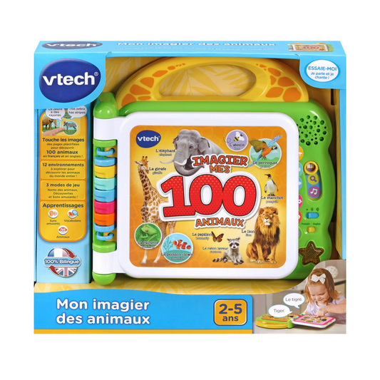 Mon Imagier : 100 Animaux Bilingue – VTech