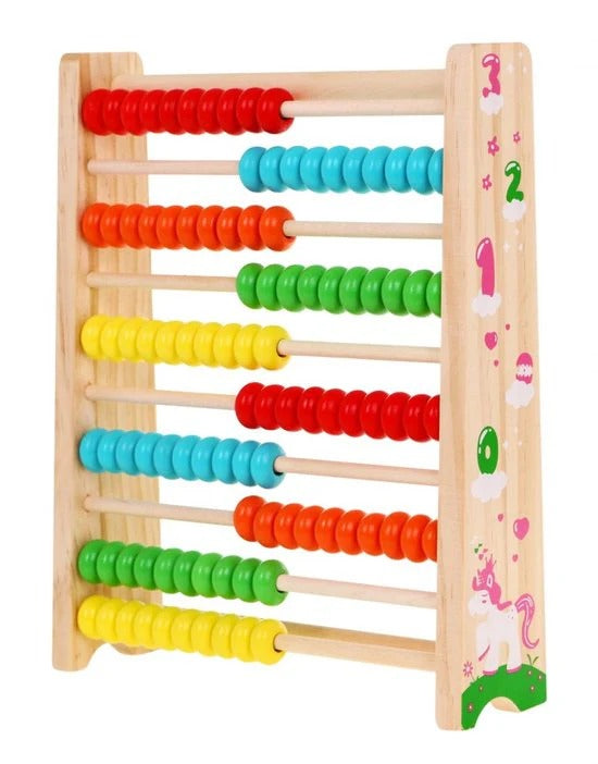 Boulier en Bois Éducatif (24 x 21 cm)