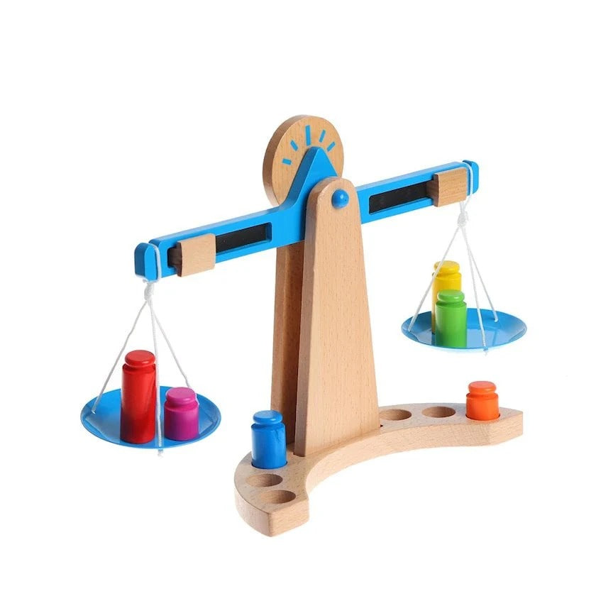 Jeu Éducatif Balance Montessori en Bois