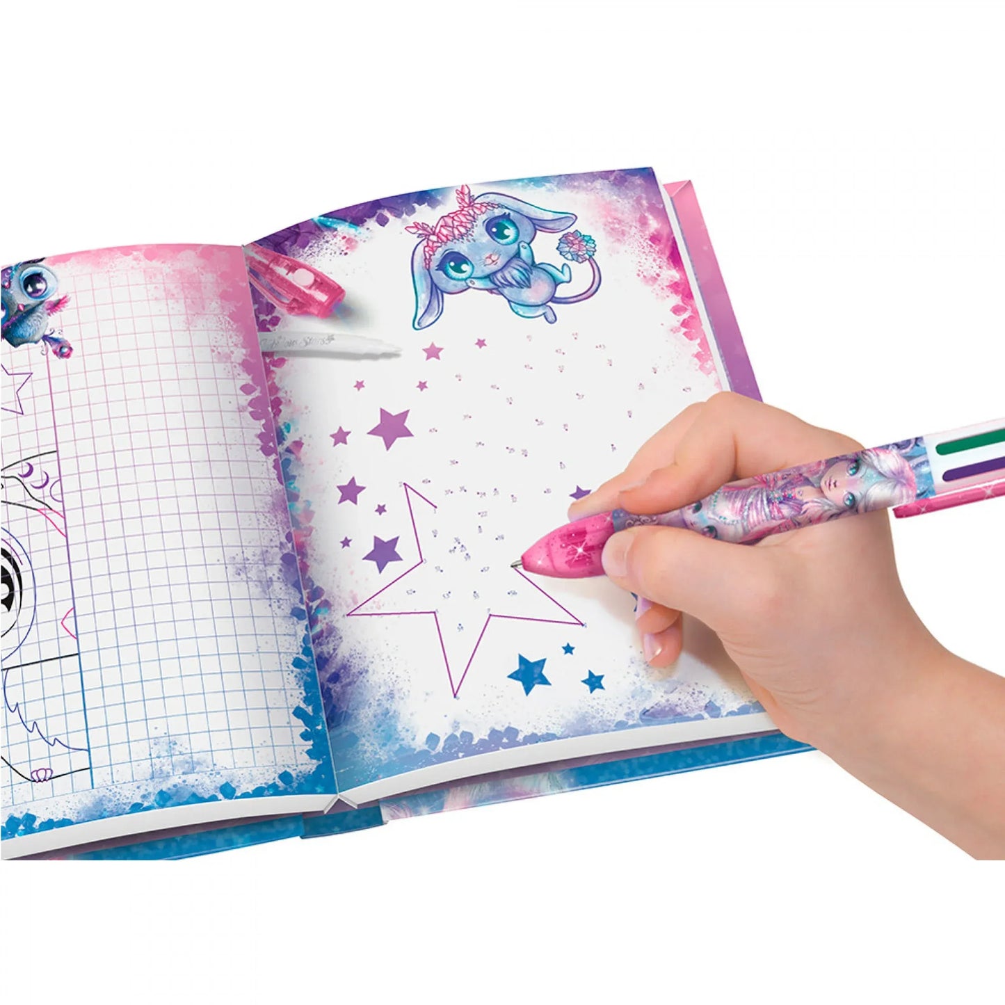 Journal Secret Estrelia avec stylo magique – Nebulous Stars
