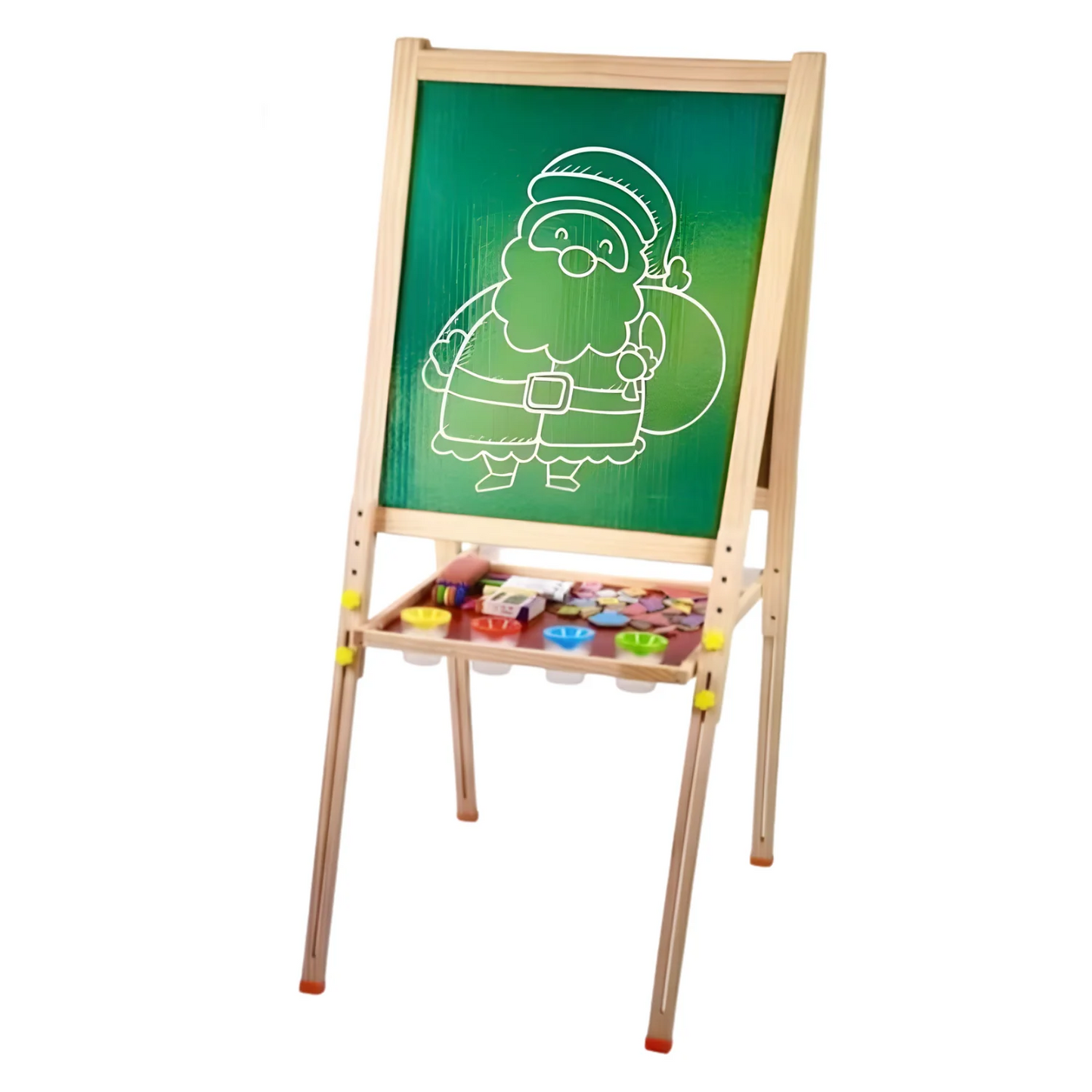 Tableau Double Face Magnétique – Marqueur & Craie