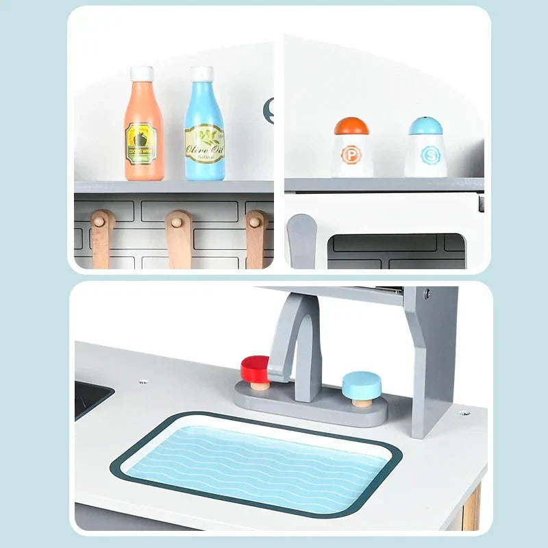 Cuisine en Bois pour Enfants – Wooden Cooking Kitchen