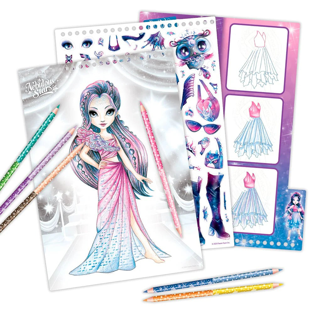 Carnet de Croquis de Mode Gala des Stars – Nebulous Stars