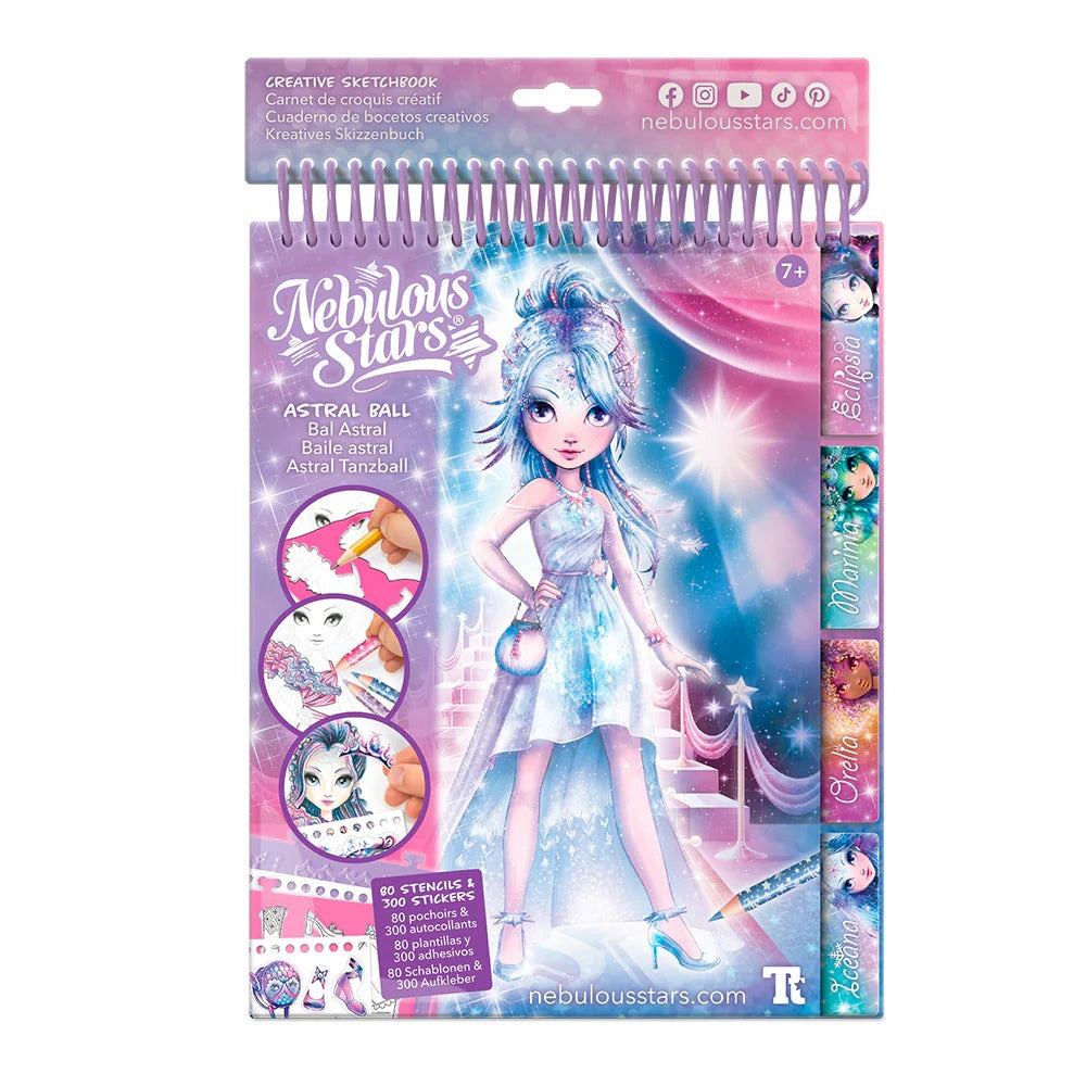Carnet de Croquis de Mode Gala des Stars – Nebulous Stars