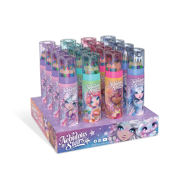 Tube de Crayons de Couleur et Crayon à Papier – Nebulous Stars