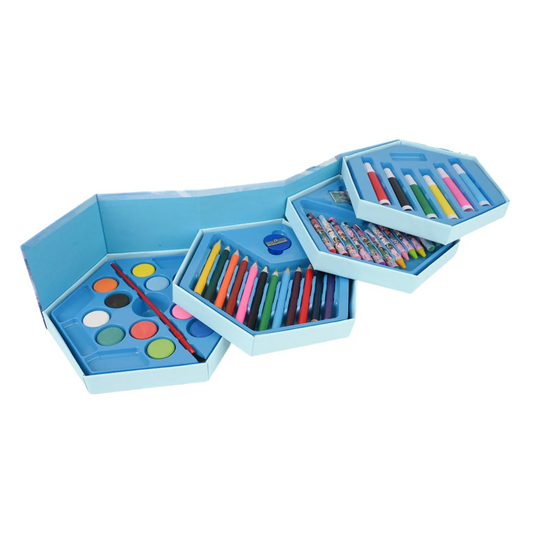 Kit de Coloriage Complet 46 Pièces – Mallette Créative pour Enfants
