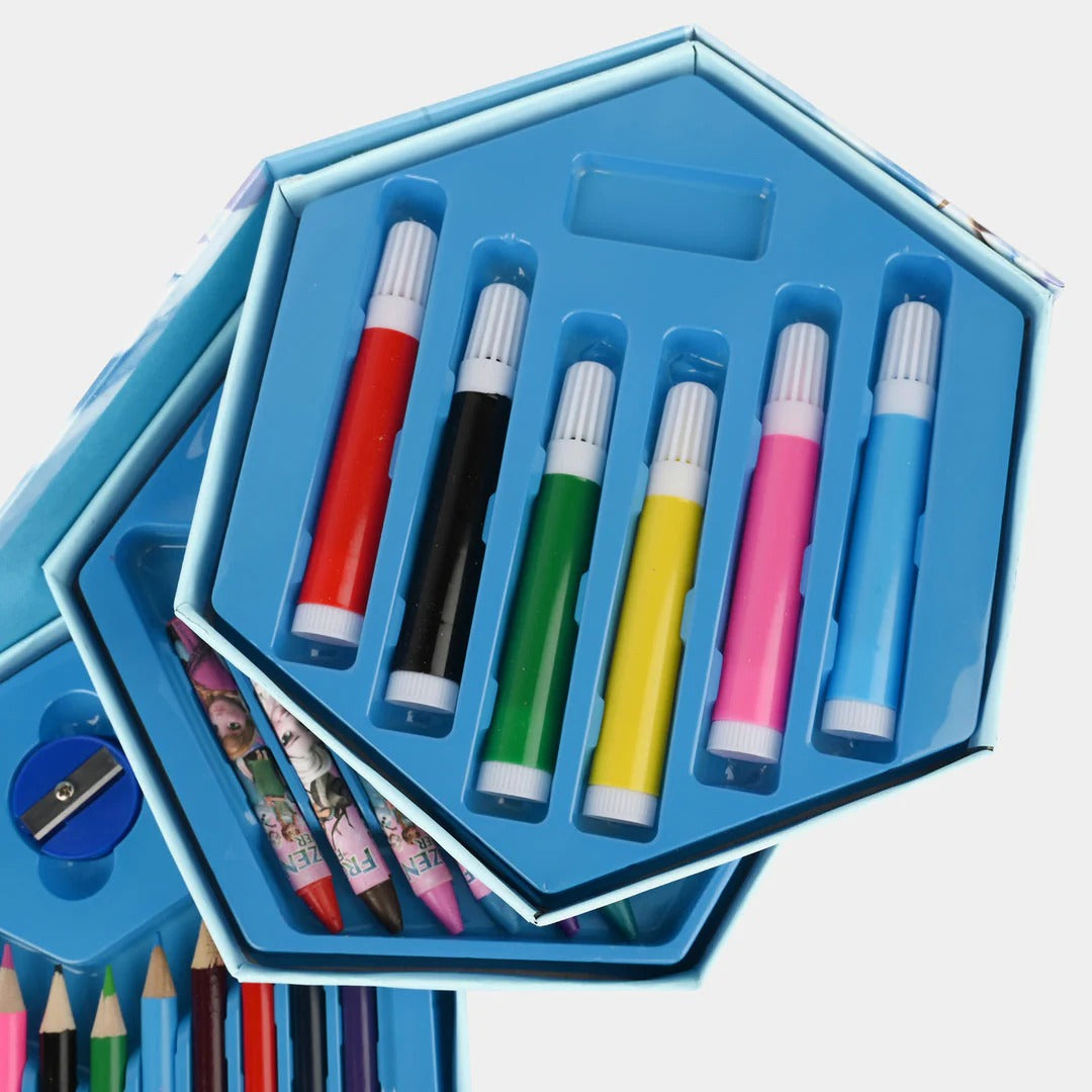 Kit de Coloriage Complet 46 Pièces – Mallette Créative pour Enfants