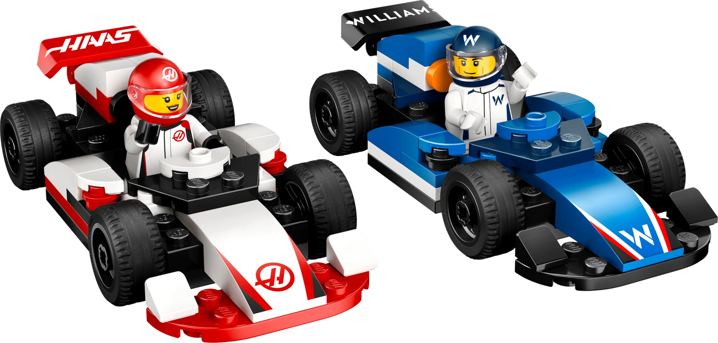 Voitures de course de F1® Williams Racing et Haas F1® - LEGO® City
