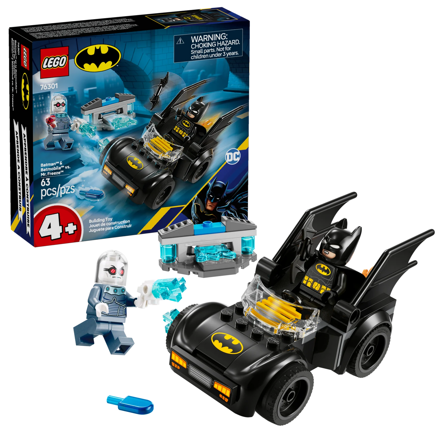 Batman™ et la Batmobile™ contre Mr. Freeze™ - LEGO® DC