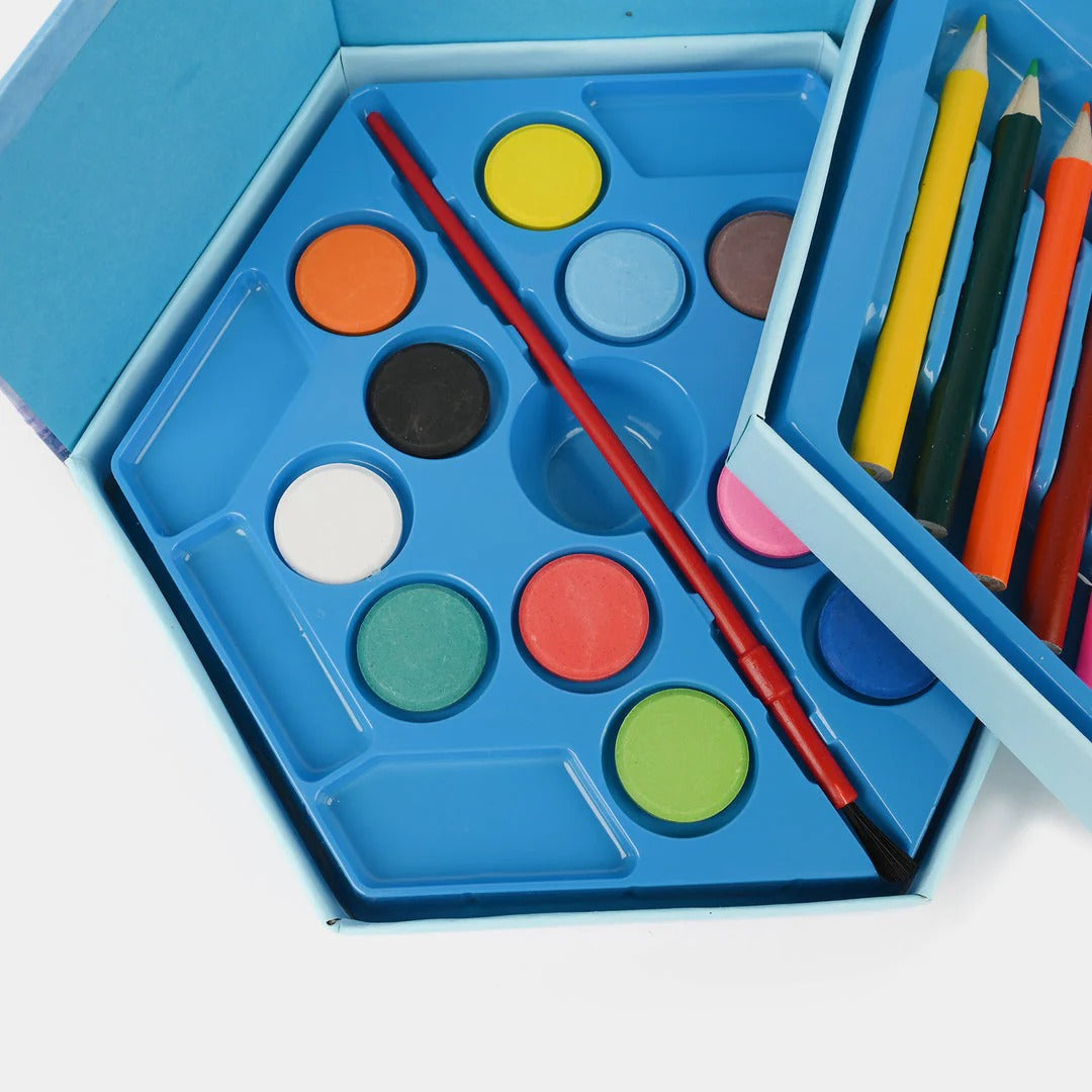 Kit de Coloriage Complet 46 Pièces – Mallette Créative pour Enfants