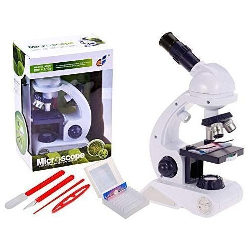 Microscope pour enfants 80x / 450x avec accessoires