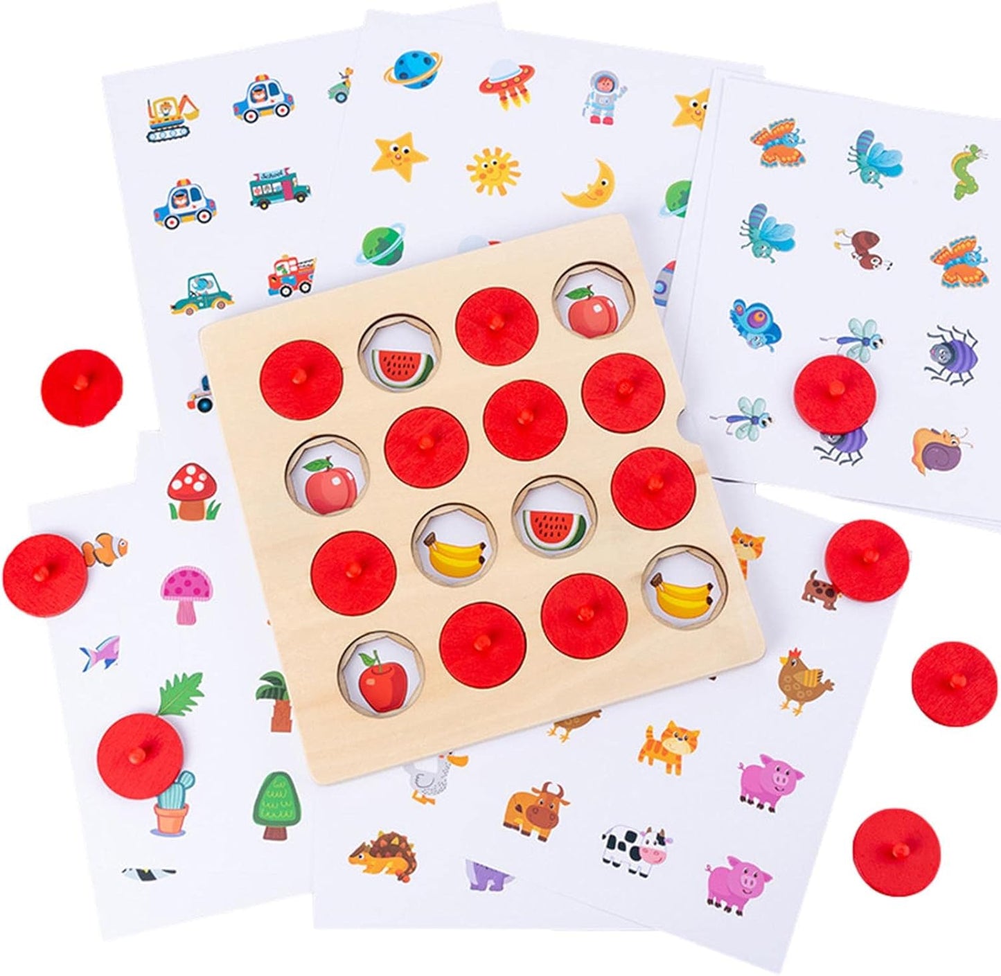 Jeu de Mémoire Montessori pour Enfants