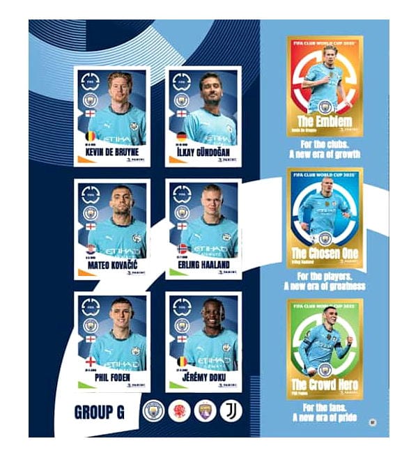 Collection Officielle de Stickers – FIFA Club World Cup 2025™
